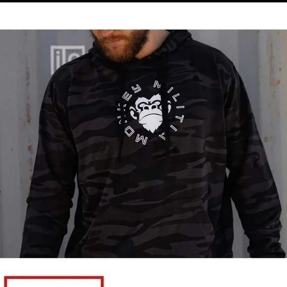 CAMO MONKEY burnside hoodie - Picture 9 of 9
